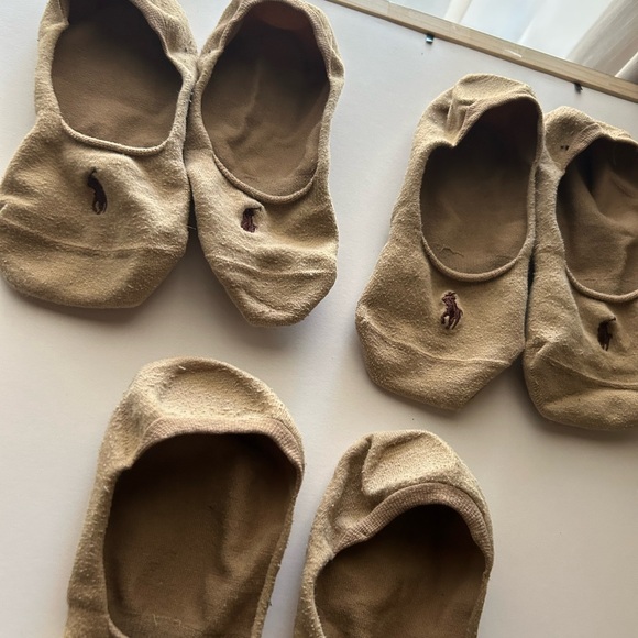 Polo Ralph Lauren Beige No-Show Socks - Picture 2 of 4